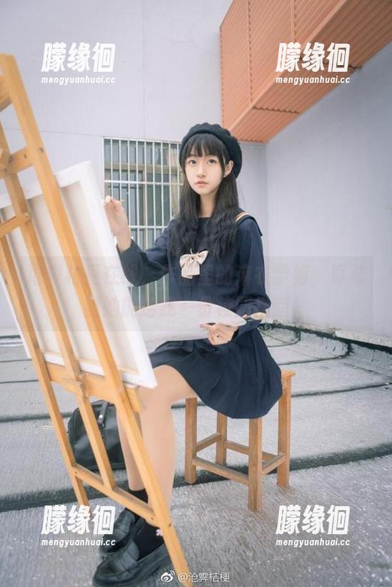 沧霁桔梗 沧霁桔梗在线,作品里的麻衣学姐,真希望她能给我一份校园指南!